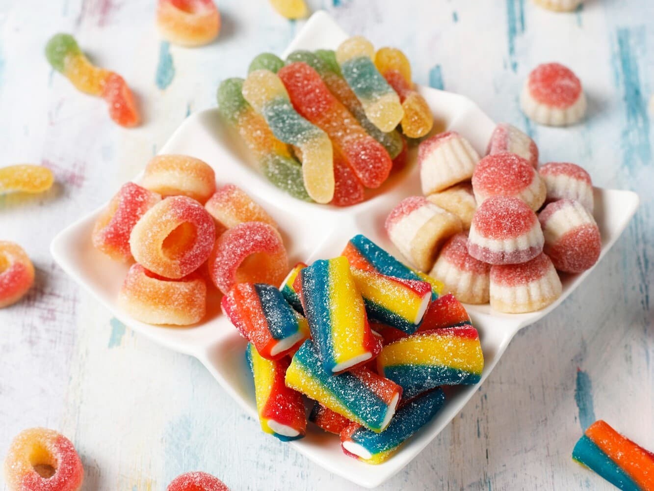 Coat Gummies with Sugar
